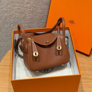 에르메스 미니 린디 19size 끌레망스 레더