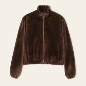 로로피아나 리얼밍크 봄버자켓