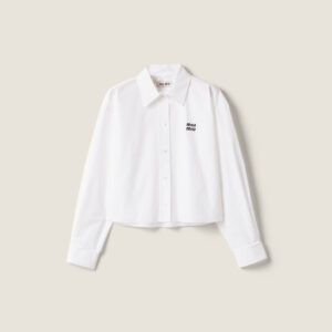 미우미우 포플린 셔츠