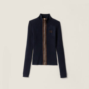 미우미우 캐시미어 집업 가디건