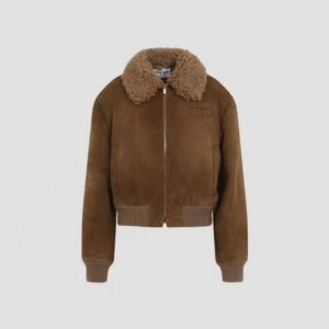 미우미우 스웨이드 자켓