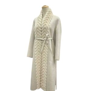 로로피아나 캐시미어 벨티드코트